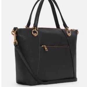 Coach Bag - new - soft pebble leather. BLACK. Retail $398  10.5 x 8